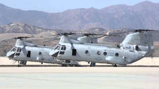 Last Operational CH-46 squadron redesignates to MV-22 squadron