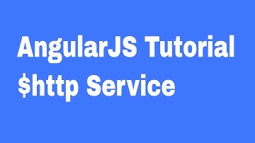 AngularJS Tutorial $http Service