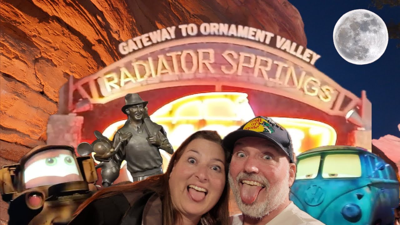 Our Night at Disney California Adventure Took an Unexpected Turn… CARS LAND WAS INCREDIBLE!#disney