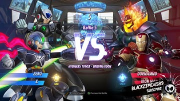 Marvel vs Capcom Infinite team Maverick Hunters x & Zero Gameplay (arcade mode)