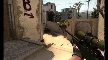 CS:GO INSANE 180 DEGREE NO SCOPE AWP KILL