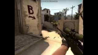 CS:GO INSANE 180 DEGREE NO SCOPE AWP KILL