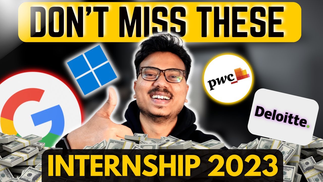 Best Internship in GOOGLE & IIT in 2023 | Top 5 Internships for College ...