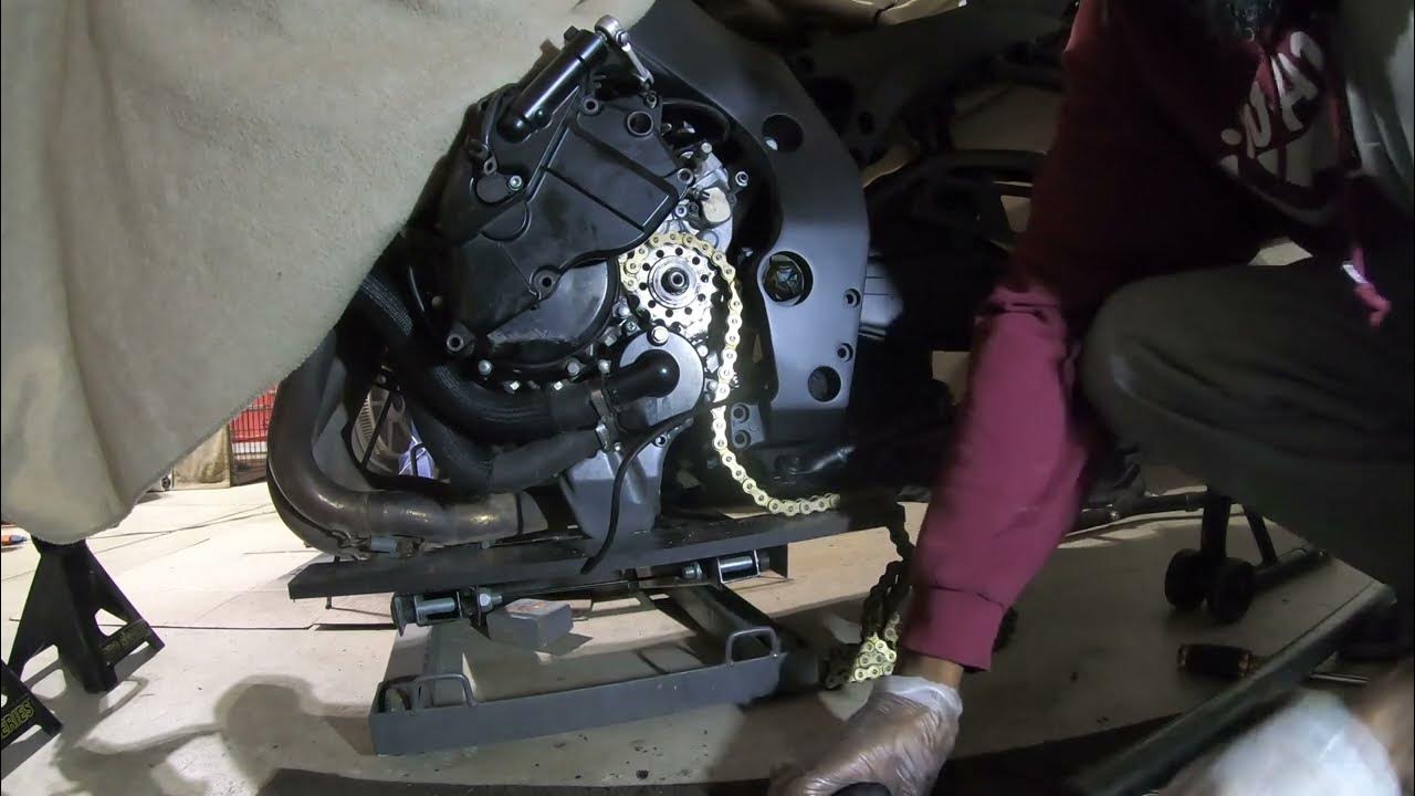 Easiest Way To Remove Front Sprocket Nut WITHOUT Wheel!! YouTube