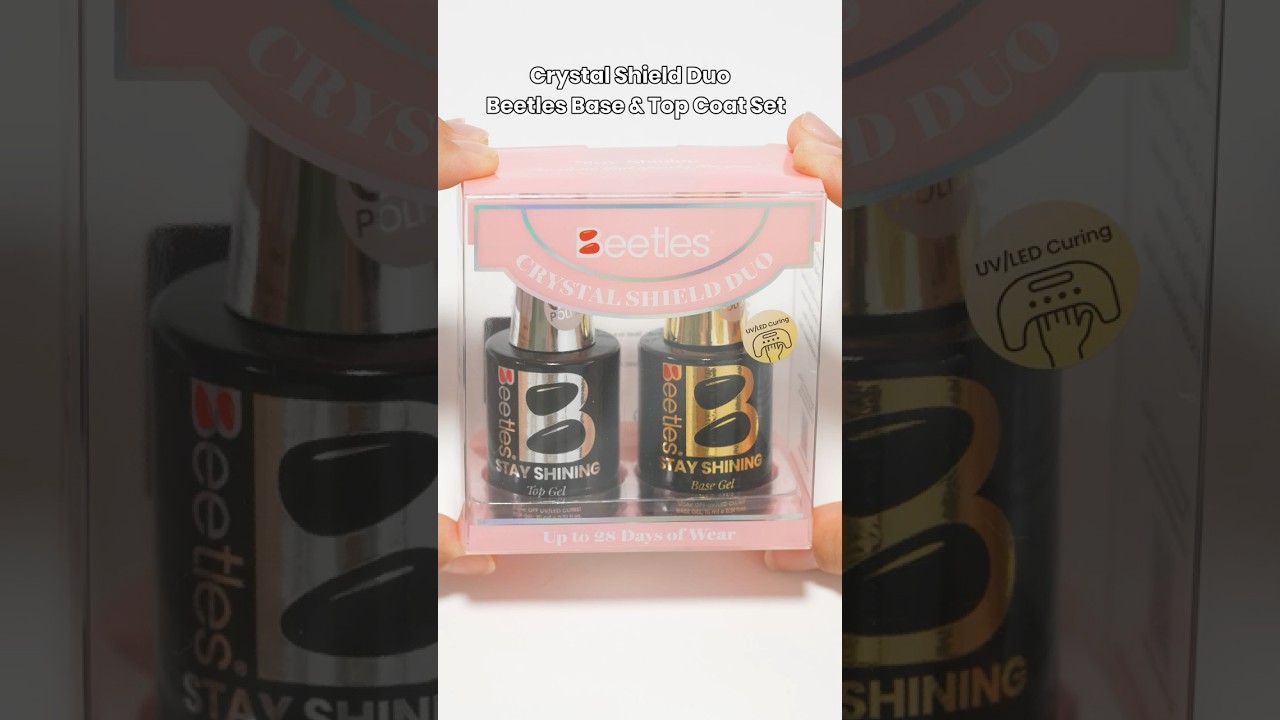 Beetles Base and Top Coat Set - Stay Shining Crystal Shield Duo