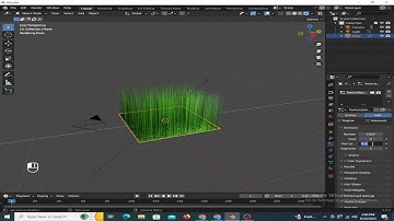 How do make Realistic grass in blender just in 1 minute