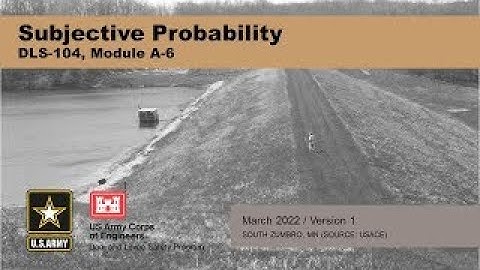 DLS-104 Module A6: Subjective Probability