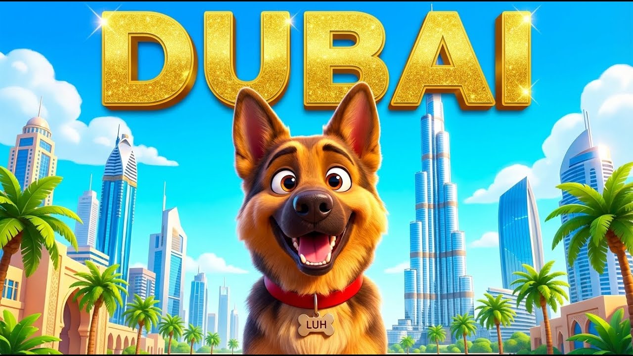 🌟 Luh no DUBAI divertido 🐶✨ | Música Infantil Animada