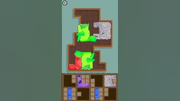 Funny Puzzle Cats 93 - Gameplay Walkthrough (iOS & Android) #shorts