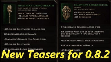 More New Stuff TEASED for 0.8.2 Last Epoch