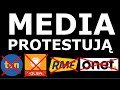 MEDIA STRAJKUJĄ - WIELKI PROTEST - RELACJA NA ŻYWO!