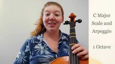 Cello | C Major Scale and Arpeggio - 1 Octave