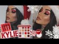 KYLIE COSMETICS HOLIDAY RED SPARKLY GLAM | JINGLE BELLE CHRISTMAS