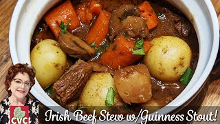 Old Fashioned Irish Beef Stew - Guinness Stout Beer - Step By Step Cooking Tutorial