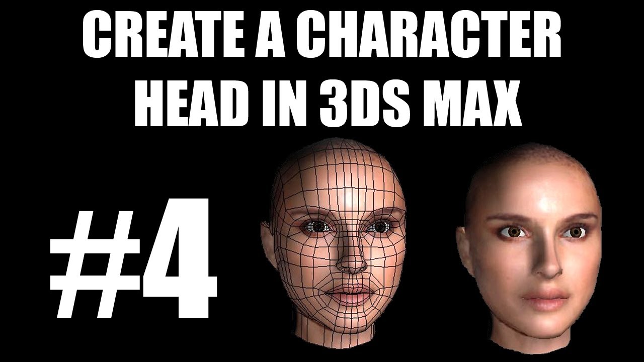 3ds Max Tutorial - Part 4 - Human Character Head Modelling of Natalie ...