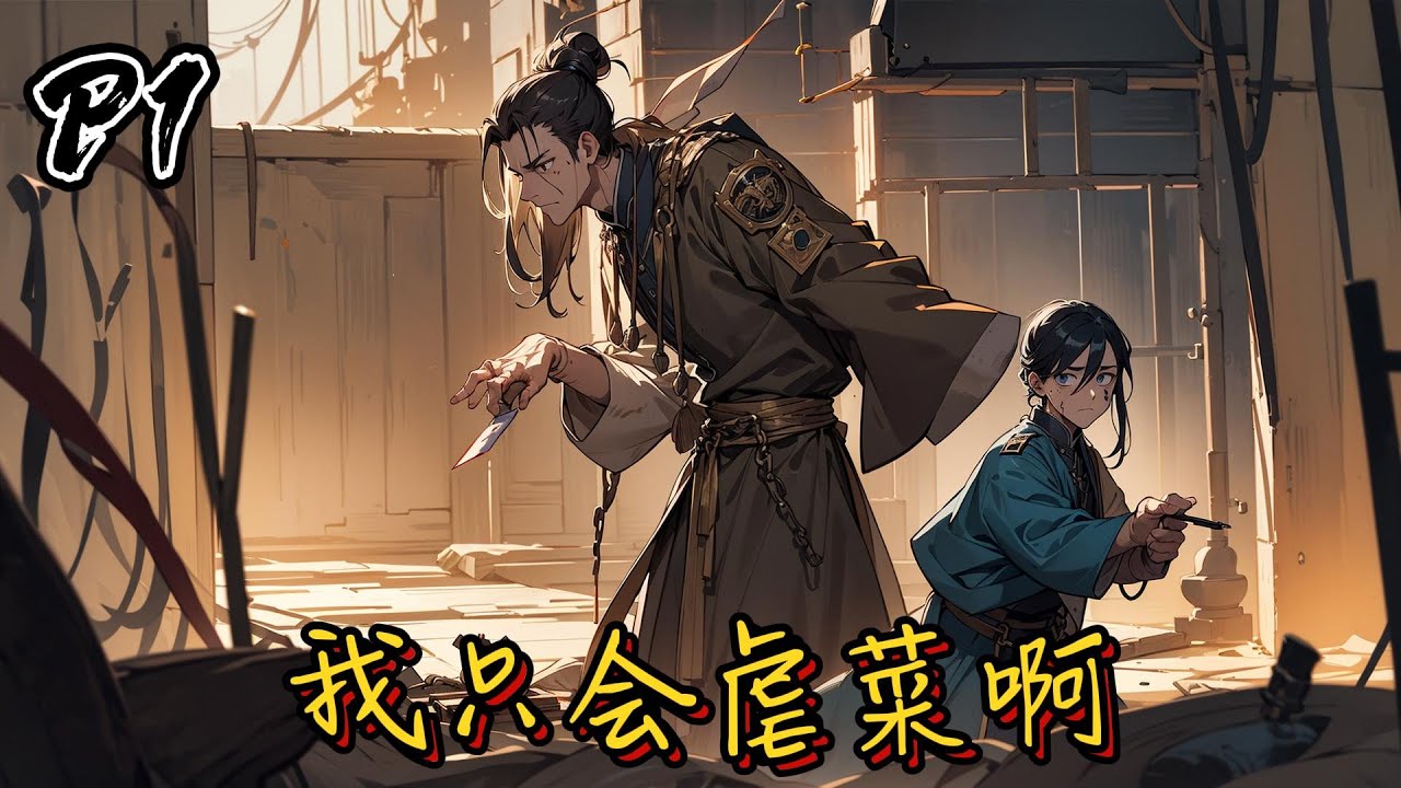 🌶️【我只會虐菜啊】P1 大牢裡，一個犯人出言不遜，陳鳴將其揍了一頓後【你擊敗了一名LV0的敵人，獲得經驗值1點】從此，一位不講武德，專門虐菜的#種田 #玄幻小說 #ai漫画 #修仙 #推文 #凡人流