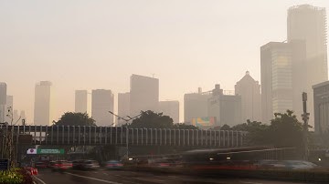 Royalty Free by YOUR STOCK FOOTAGE - Hyperlapse Jakarta indonesia skyscrapers buildings