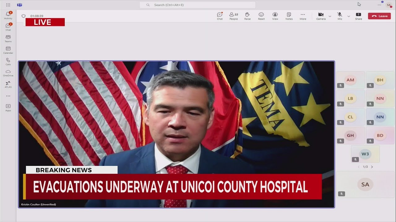 ⁣TEMA: Evacuations ordered in Northeast Tennessee