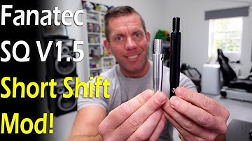 Short Shift Mod For The Fanatec SQ V 1.5 Shifter!