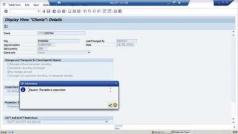 How to open and close client in SAP systems.