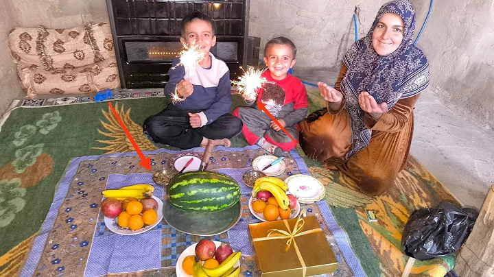 Crazy Yalda night with amazing eggs and fruits!