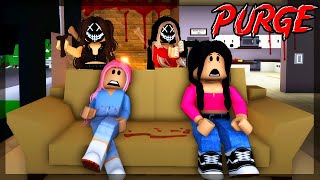 THE PURGE 🩸😰 (Brookhaven Horror Movie) Voiced Roleplay