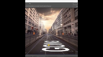 Add Text on Road in photoshop #shorts #tutorials #photoshop #qadirsgraphics