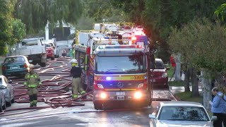 Dutton park house fire onscene footage
