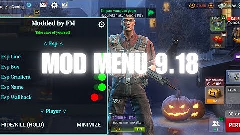 Modern Ops Mod Menu 9.18