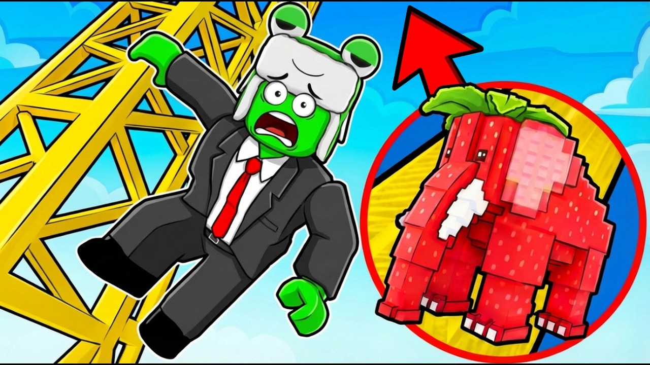 حاولت الحصول على أندر "برين روت".. لكن سقطت من أطول سلم في روبلوكس! 😭