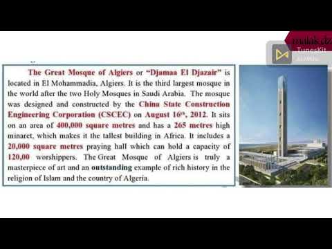 تعبير بالانجليزية عن المسجد الاعظم بالجزائر 