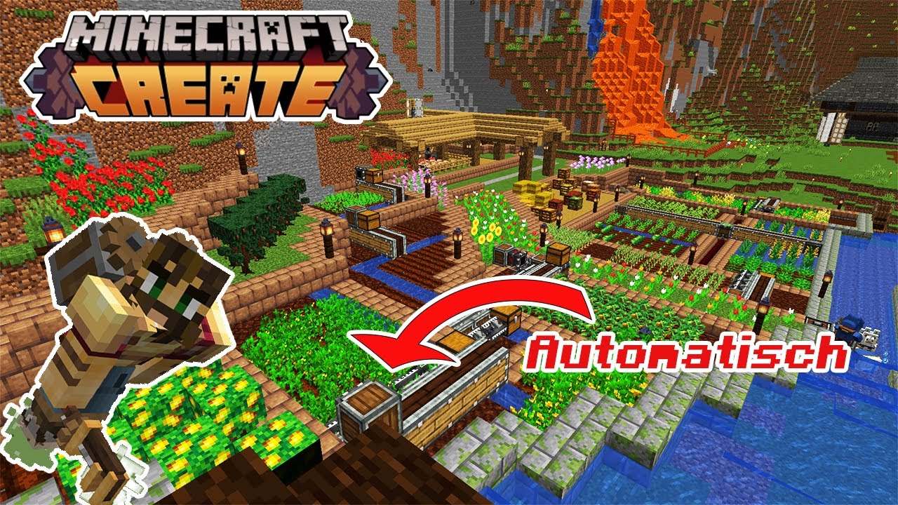 WIR bauen JETPACKS und eine EISEN FARM [Minecraft Create Mod Deutsch ...