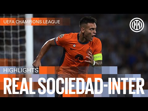 REAL SOCIEDAD 1-1 INTER | HIGHLIGHTS | UEFA CHAMPIONS LEAGUE 23/24 ⚽⚫🔵