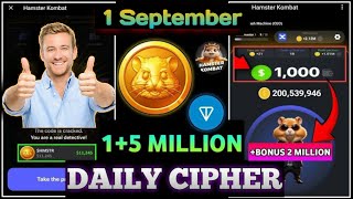 01 September Daily Cipher Hamster Kombat Daily Cipher As Technology Bd Hamster Kombat 2024