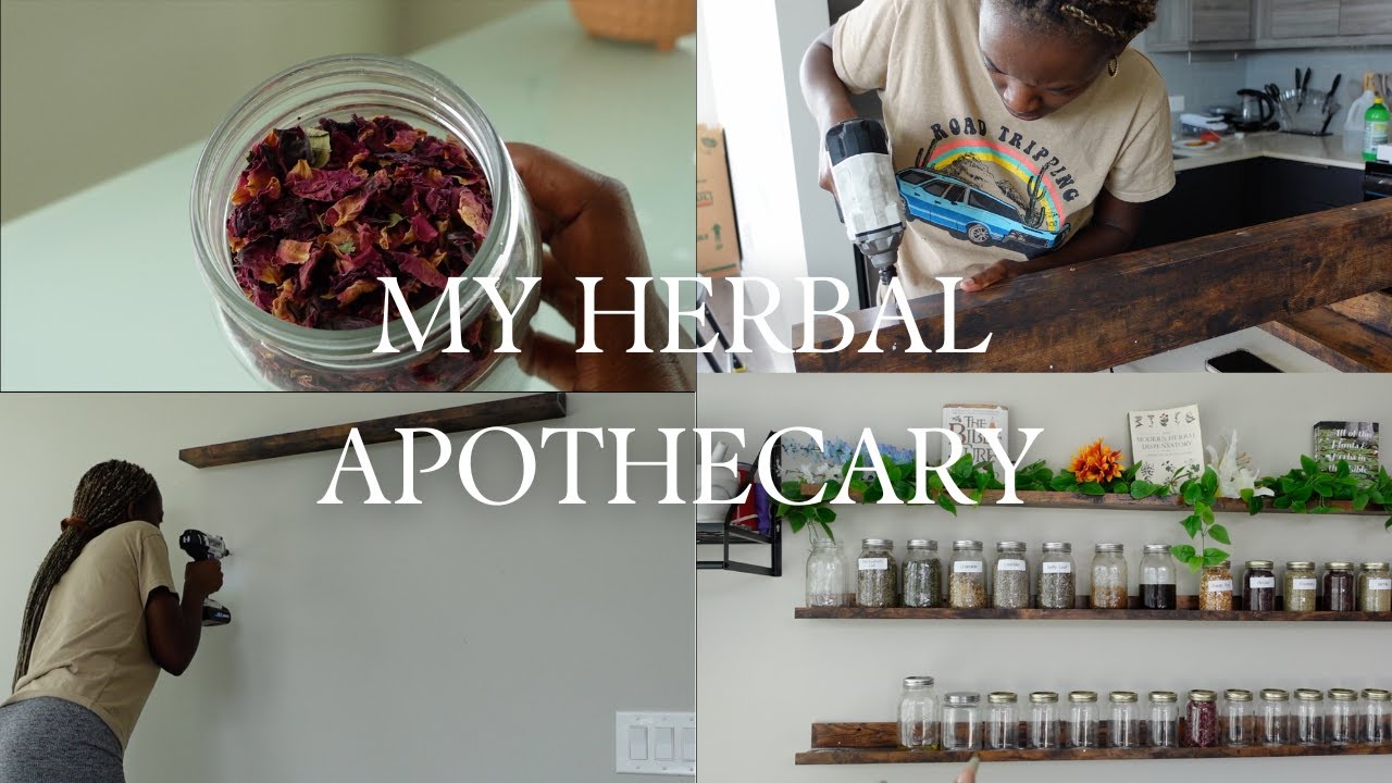 How I Built My In Home Herbal Apothecary YouTube