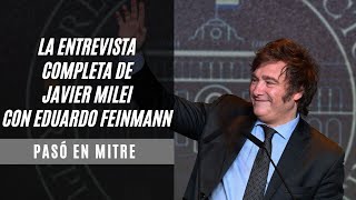 Thumbnail for El presidente Javier Milei en exclusiva con Eduardo Feinmann en Radio Mitre: la entrevista completa