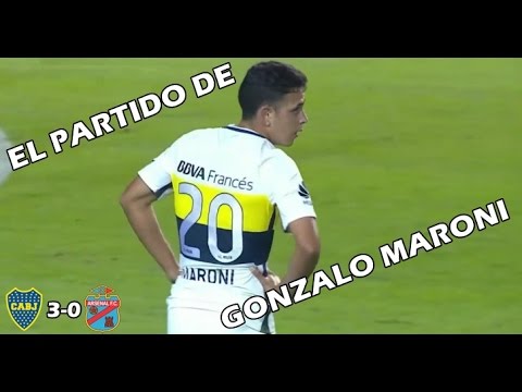 Lo mejor de Gonzalo Maroni - Boca Juniors vs Arsenal (3-0) Primera División 2017
