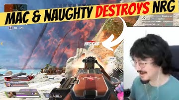 Mac & naughty DESTROYING NRG in ALGS scrims #apex #apexclips #apexlegendsclips