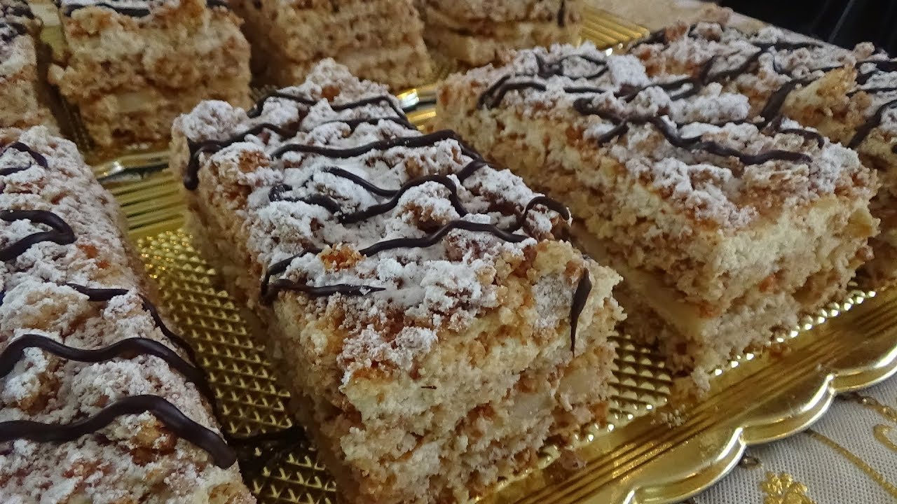 حلوة الكاستال 🍰  مع كريمة الزبدة بالسميد و بدون بيض قمة في الذوق 😋