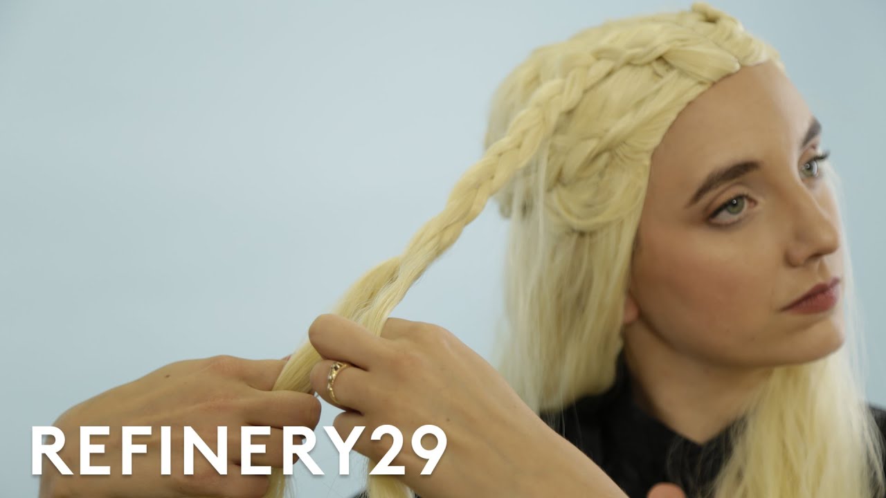G.O.T. Daenerys Targaryen Hair Tutorial Buzzworthy G.O.T. Daenerys Targaryen Hair Tutorial Buzzworthy