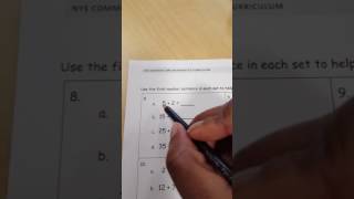 EngageNY: 1st grade, Module 4, Lesson 15 HW