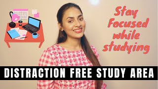 Create a Distraction Free Study Area | Avoid Distractions and stay focused | CA Azfar Khan