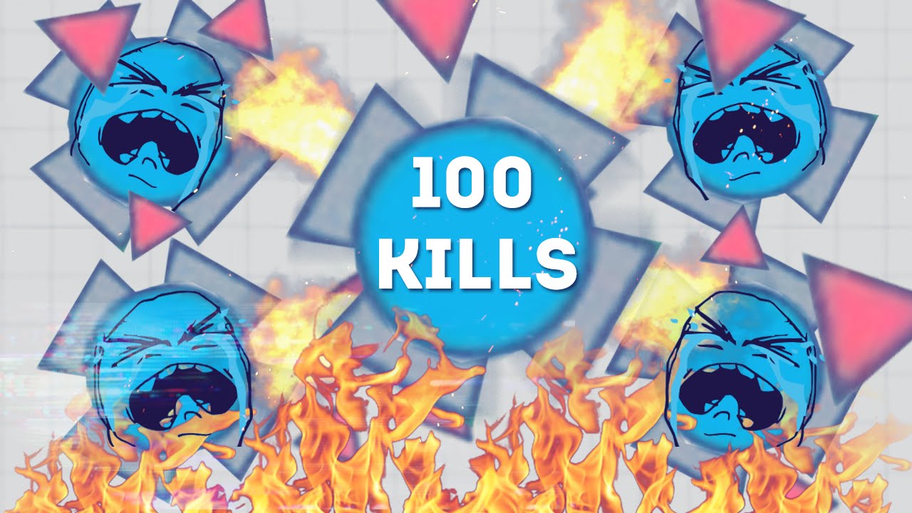 DIEP.IO МИРОВОЙ РЕКОРД 1000 КИЛЛОВ / DIEP.IO WORLD RECORD 1000 KILLS TOP 1