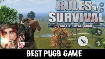 RULES OF SURVIVAL - GAMEPLAY IOS/ANDROID BEST PUGB GAME