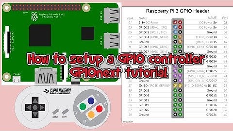 retropie - how to connect and configure GPIO buttons to raspberry Pi 3 using GPIOnext