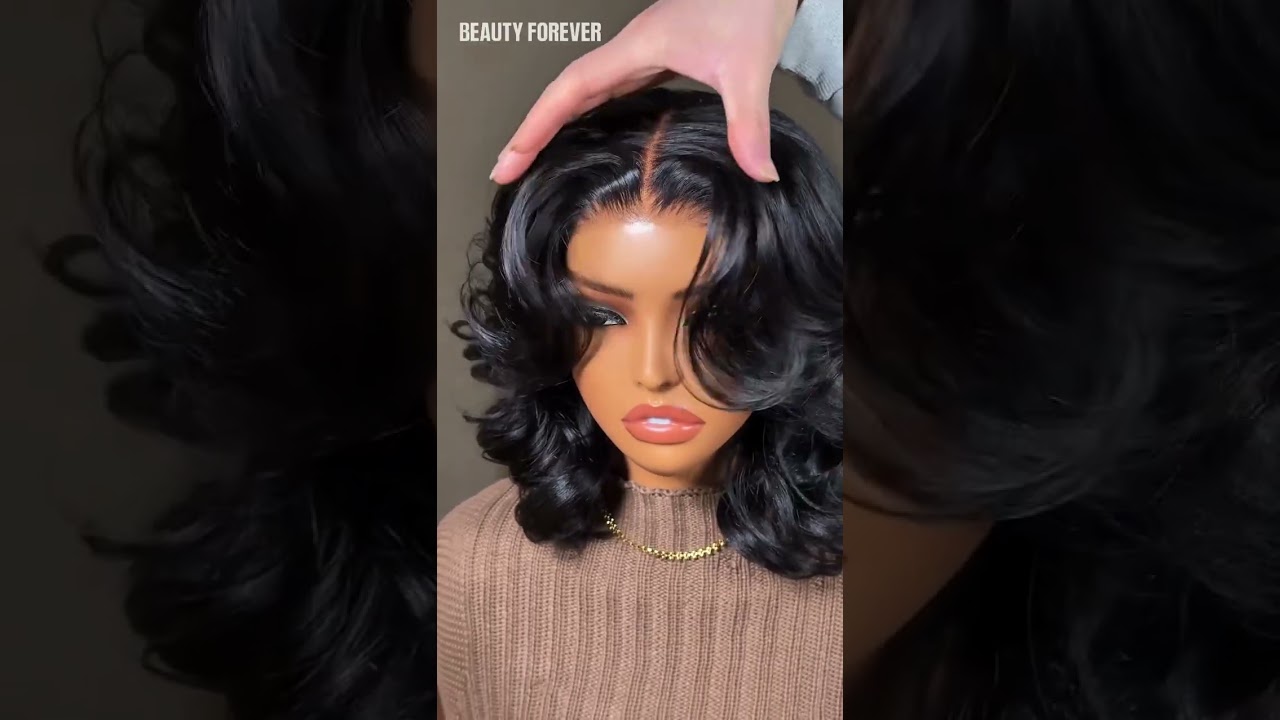 Боб Яки — завитые ✨Мягкая текстура, естественный объем, простой повседневный образ.