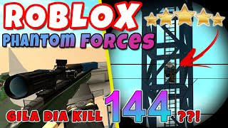IT MAKES NO WAY HE CAN KILL 144??! - Roblox Indonesia - Roblox Phantom Forces screenshot 5