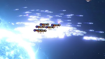 Epic space battle with the Extradimensional Invaders/The Unbidden! - Stellaris