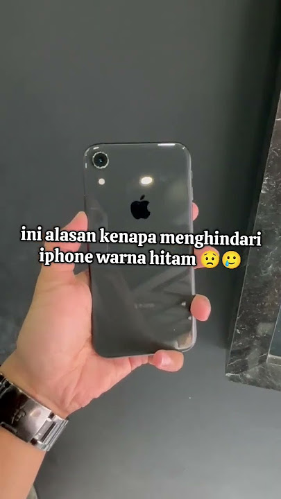 alasan kebanyakan menghindari iphone berwarna hitam