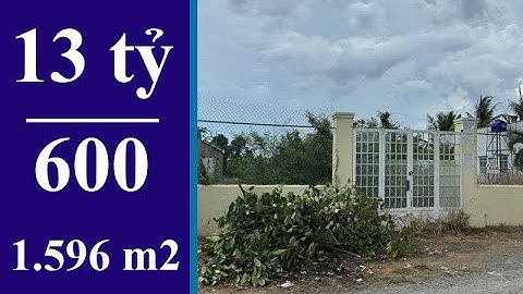BÁN ĐẤT THỔ CƯ 1.596 MÉT VUÔNG. XÃ THUẬN THÀNH, CẦN GIUỘC, LONG AN.
